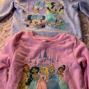 5T Disney sweatshirts